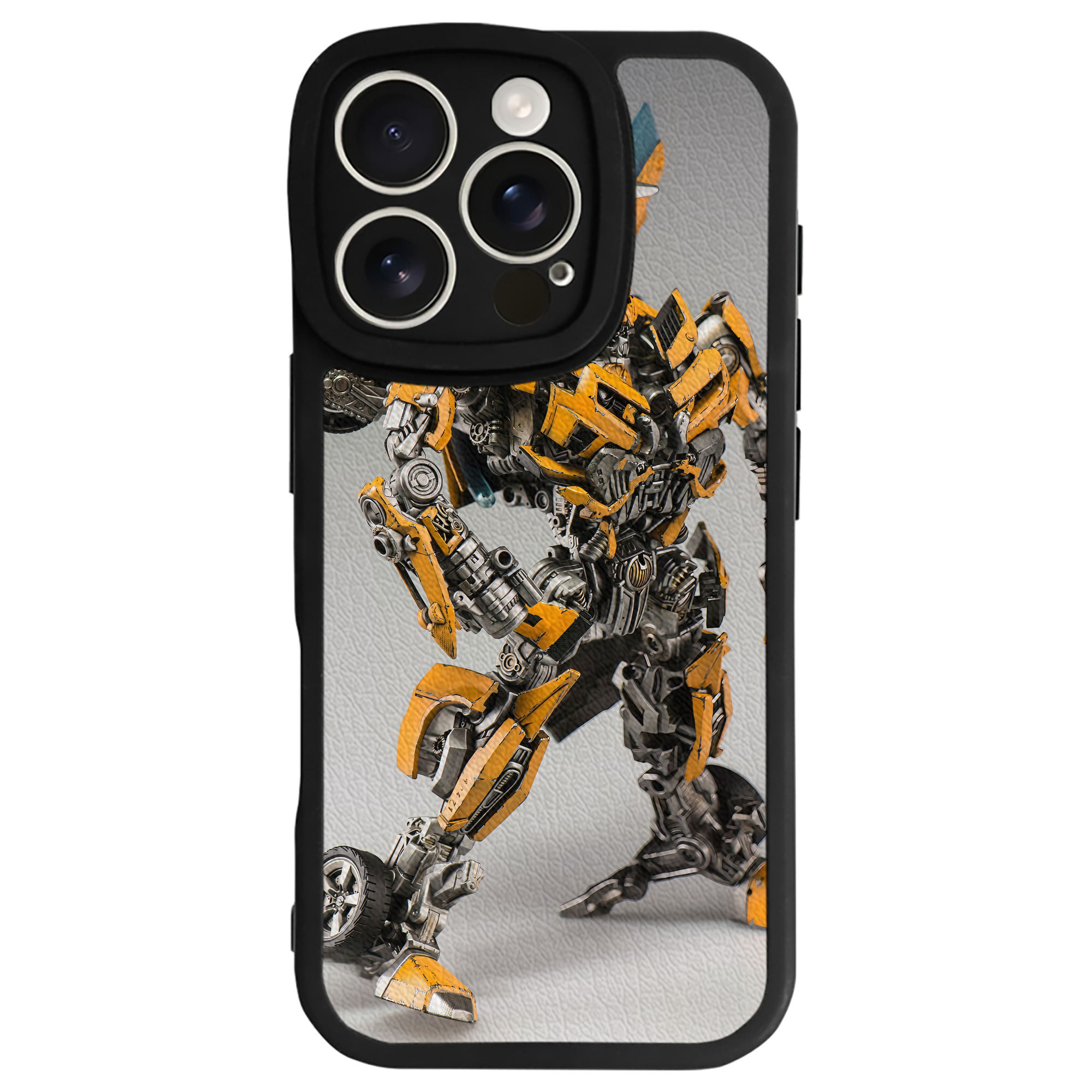 （画像用） Transformers トランスフォーマー 【iPhone 16シリーズ対応】シリコンスマホケース（レザー調） 材質：シリコン
